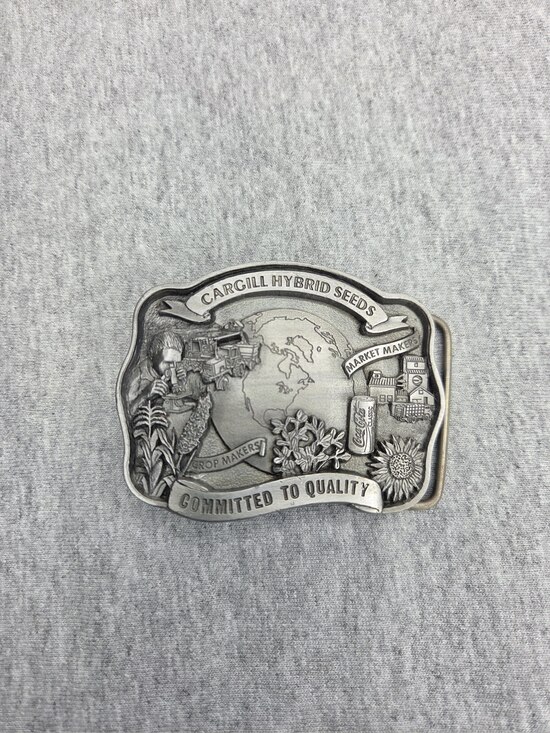 1994 Cargill Hybrid Seeds Committed to Quality Limited Edition Pewter Buckle